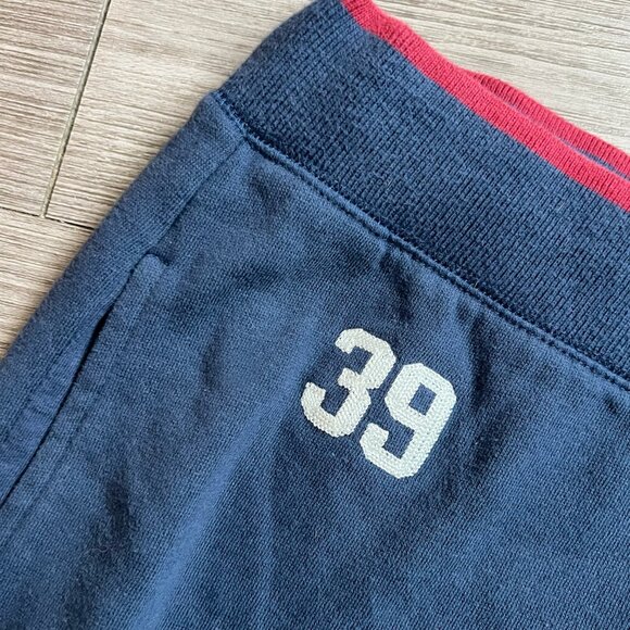 Y2K 00s Aeropostale Navy Blue Straight Leg Sweatpants Mallcore Size L - Picture 2 of 5